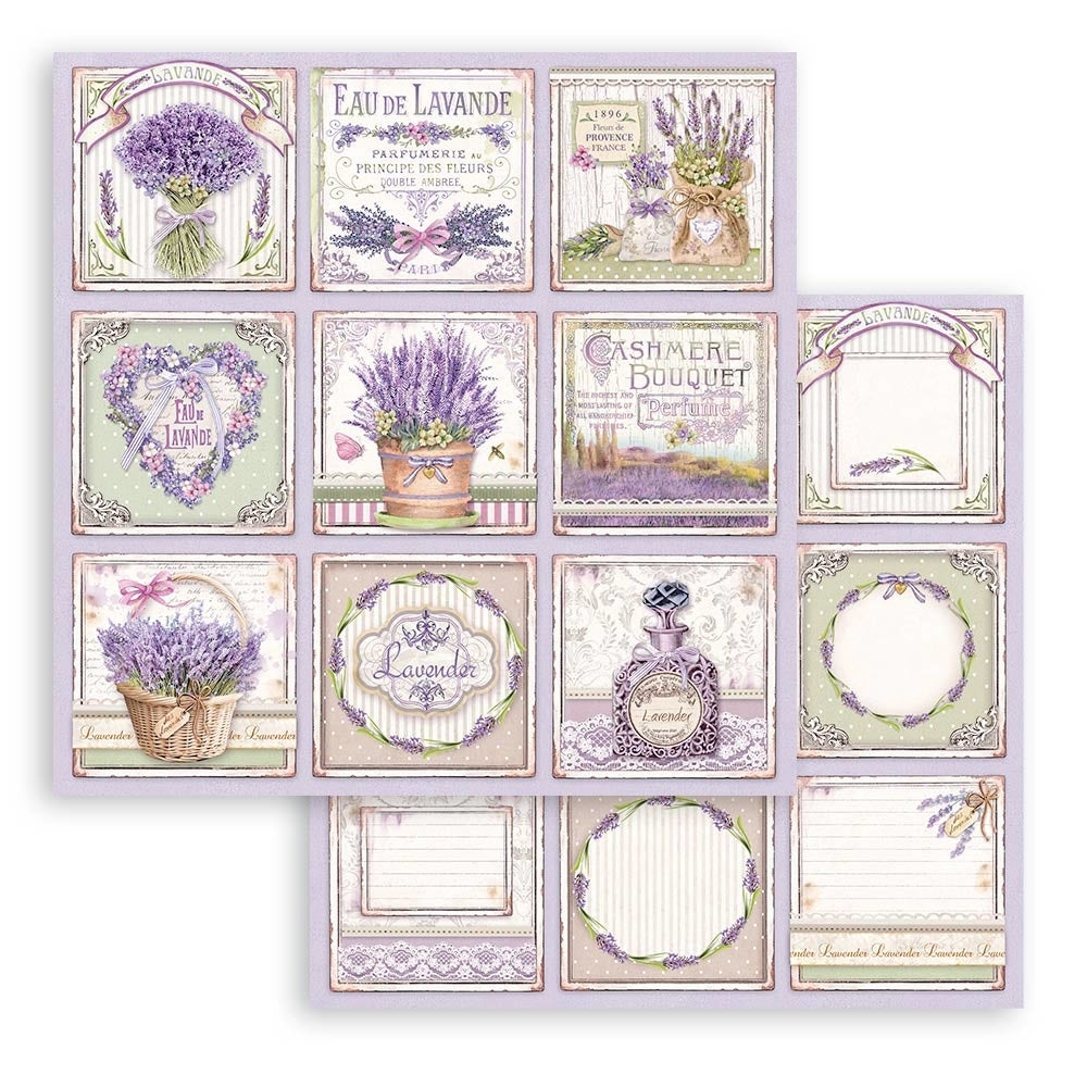 Stamperia Provence 8x8 Inch Paper Pack (SBBS53)