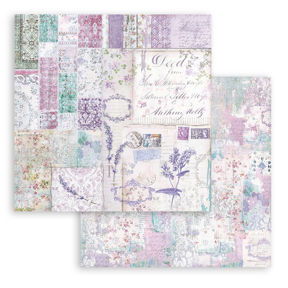 Stamperia Provence 8x8 Inch Paper Pack (SBBS53)