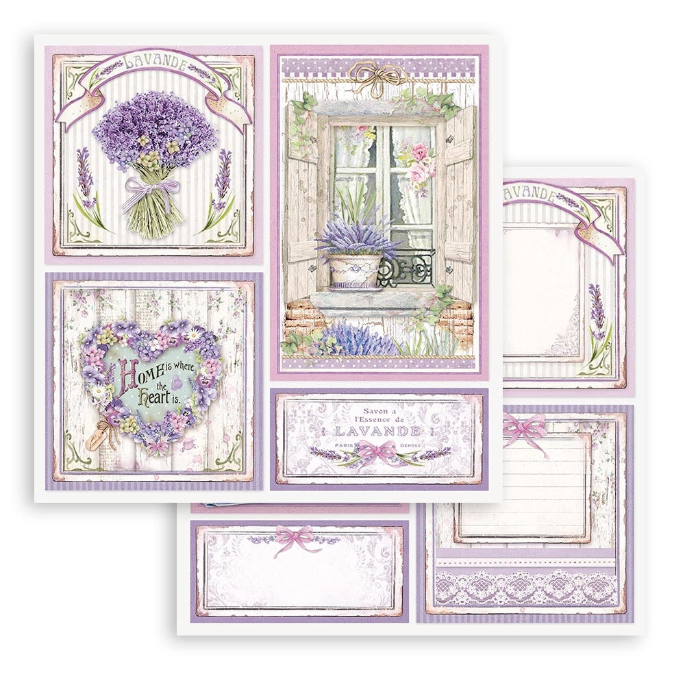 Stamperia Provence 8x8 Inch Paper Pack (SBBS53)