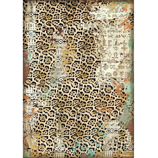 Stamperia Rice Paper A4 Amazonia Texture (DFSA4534)