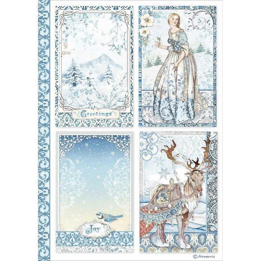 Stamperia Rice Paper A4 Cards (DFSA4490)