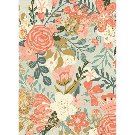 Stamperia Rice Paper A4 Flower Tapesty (DFSA4502)
