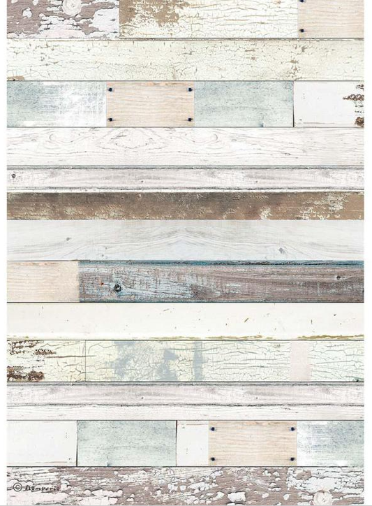 Stamperia Rice Paper A4 Natural Wood (DFSA4506) -|