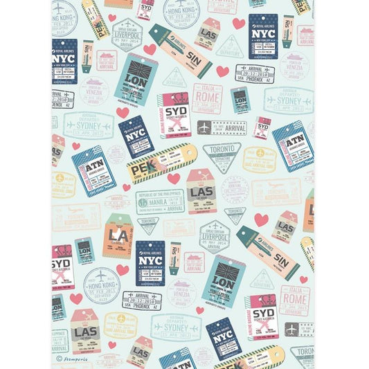 Stamperia Rice Paper A4 Thickets (DFSA4424) for Decoupage