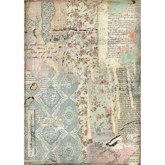 Stamperia Rice Paper A4 Wallpaper (DFSA4441) for Decoupage