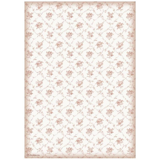 Stamperia Rice Paper A4 You and Me Texture (DFSA4697)