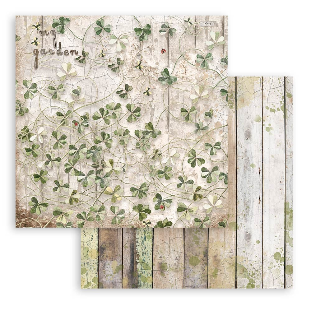 Stamperia Romantic Garden House 8x8 Inch Paper Pack (SBBS54)