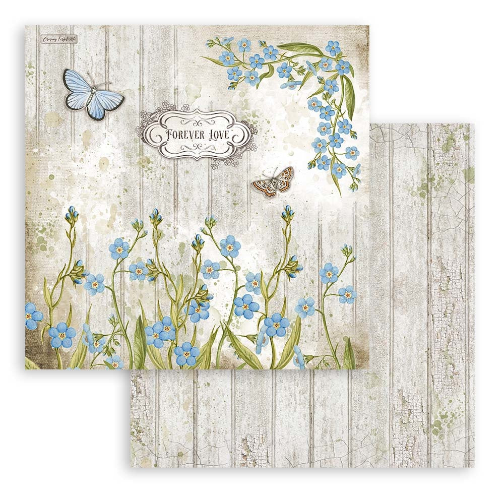 Stamperia Romantic Garden House 8x8 Inch Paper Pack (SBBS54)