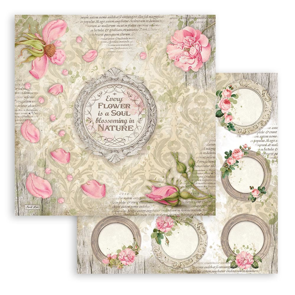 Stamperia Romantic Garden House 8x8 Inch Paper Pack (SBBS54)