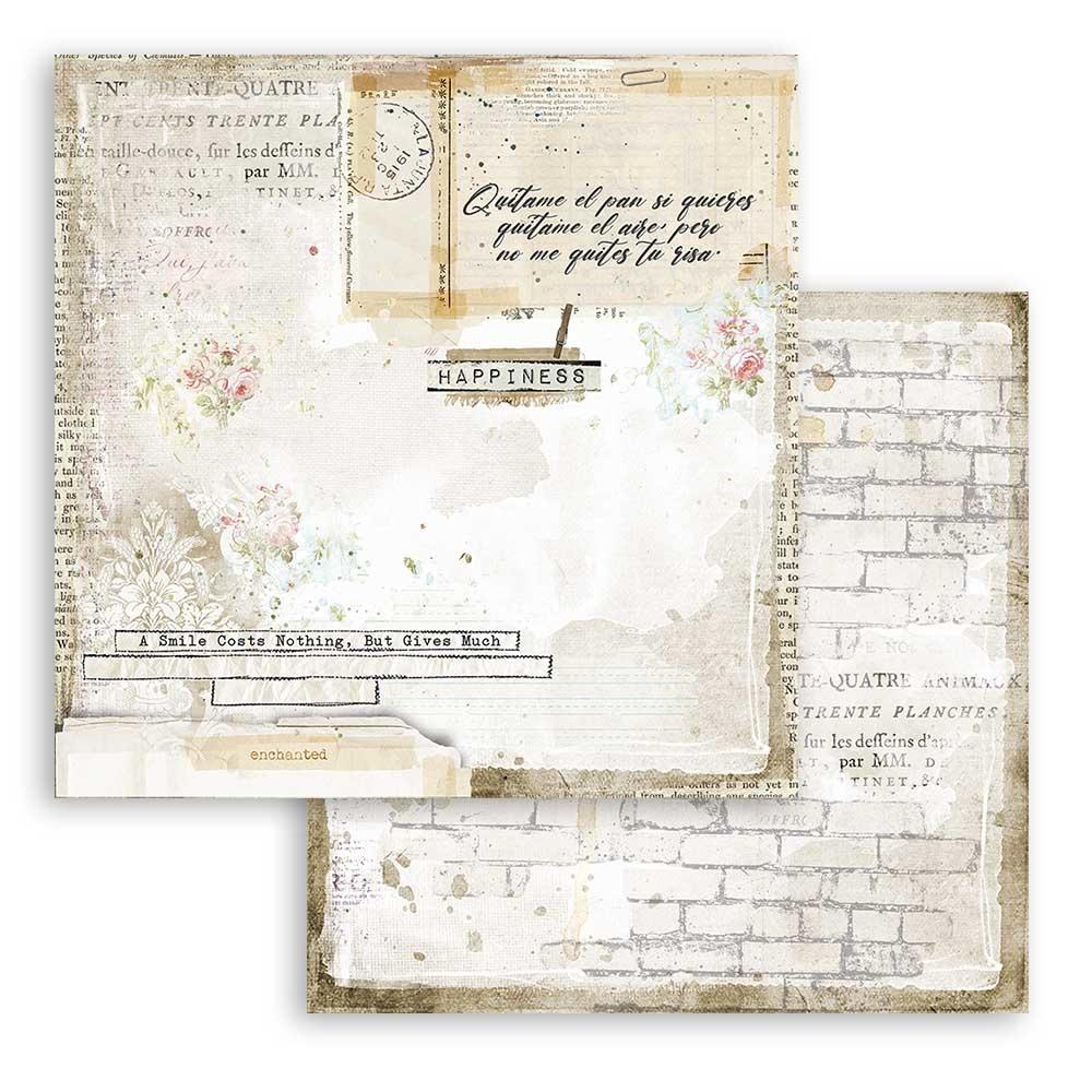 Stamperia Romantic Journal 12x12 Inch Paper Pack (SBBL86)