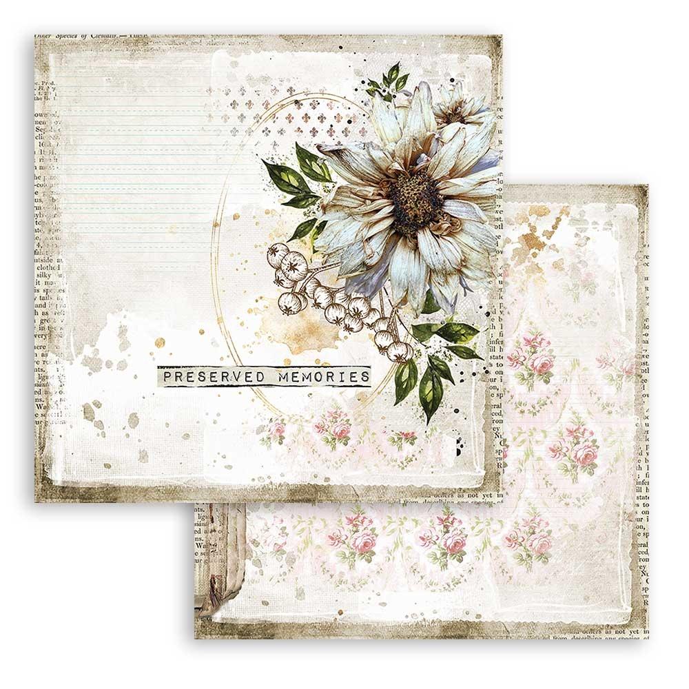 Stamperia Romantic Journal 12x12 Inch Paper Pack (SBBL86)