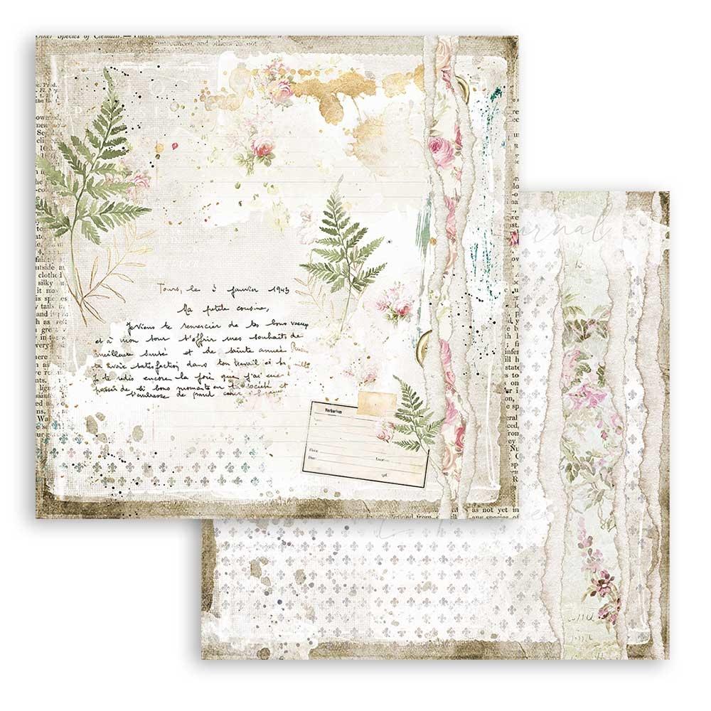 Stamperia Romantic Journal 12x12 Inch Paper Pack (SBBL86)