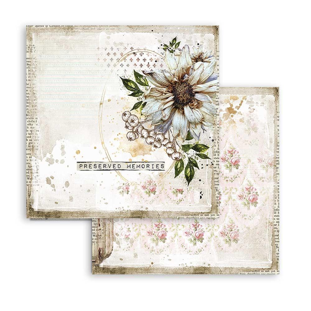 Stamperia Romantic Journal 8x8 Inch Paper Pack (SBBS34)