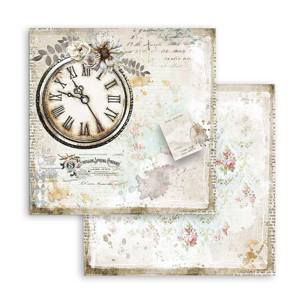 Stamperia Romantic Journal 8x8 Inch Paper Pack (SBBS34)
