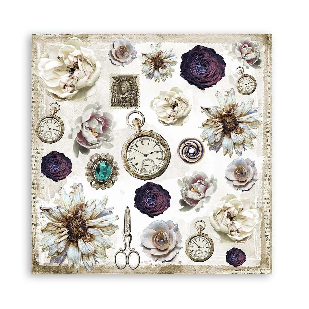 Stamperia Romantic Journal 8x8 Inch Paper Pack (SBBS34)