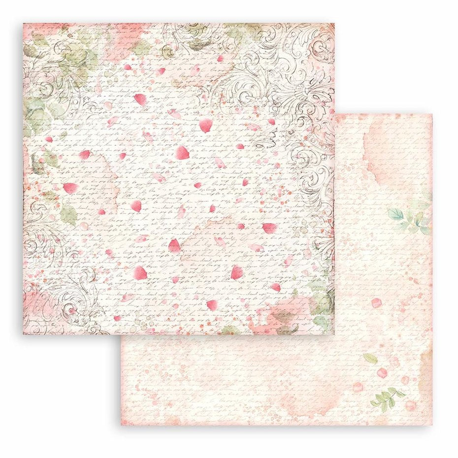 Stamperia Rose Parfum Maxi Background 12x12 Inch Paper Pack (SBBL126)