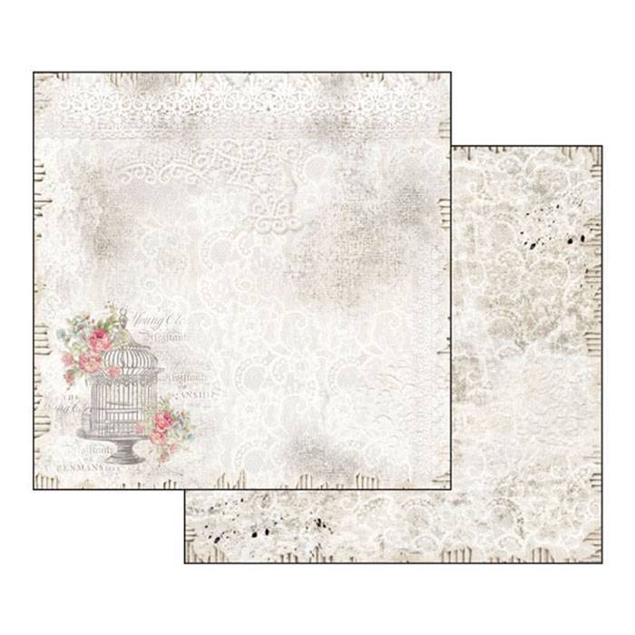 Stamperia Roses & Laces 12x12 Inch Paper Pack SBBL25 for Scrapbooking