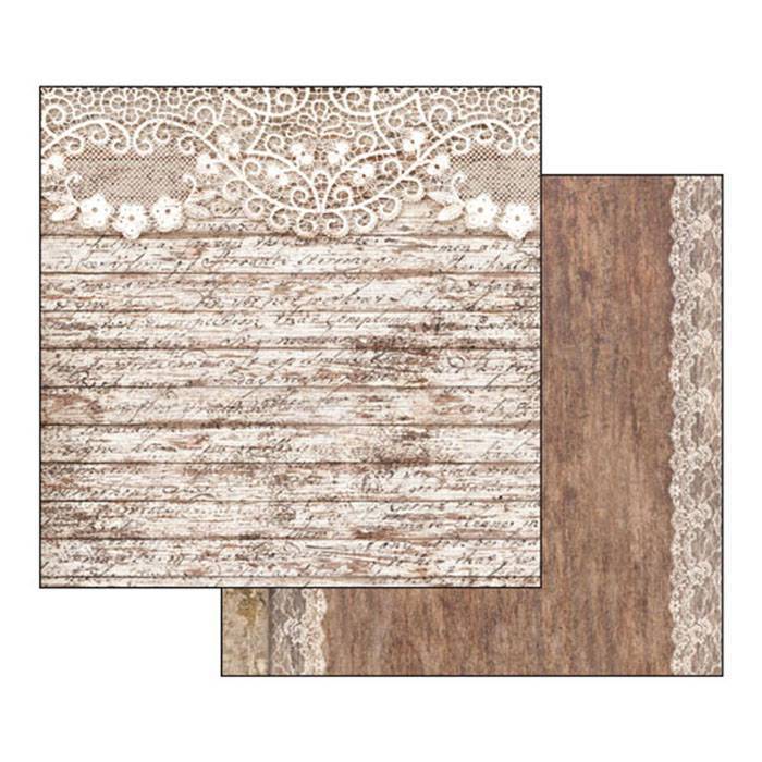 Stamperia Roses & Laces 12x12 Inch Paper Pack SBBL25 for Scrapbooking