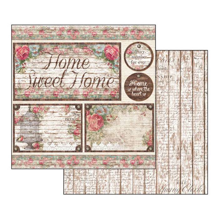 Stamperia Roses & Laces 12x12 Inch Paper Pack SBBL25 for Scrapbooking