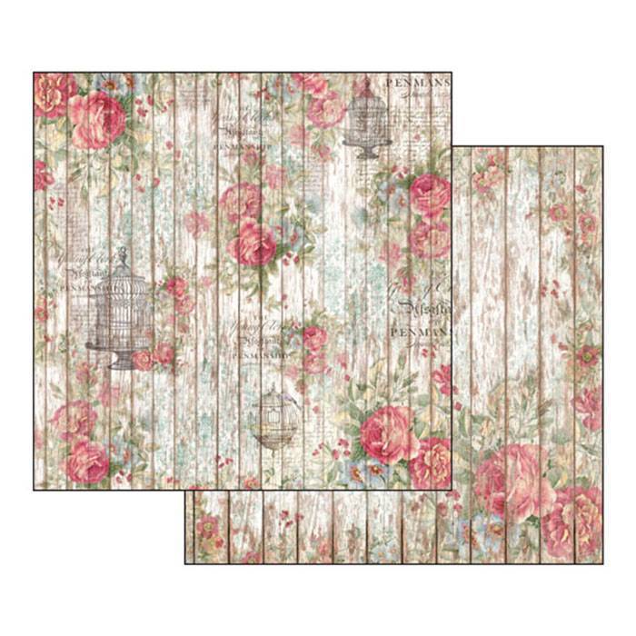 Stamperia Roses & Laces 12x12 Inch Paper Pack SBBL25 for Scrapbooking