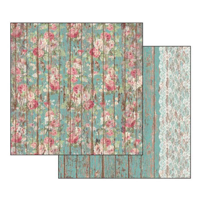 Stamperia Roses & Laces 12x12 Inch Paper Pack SBBL25 for Scrapbooking