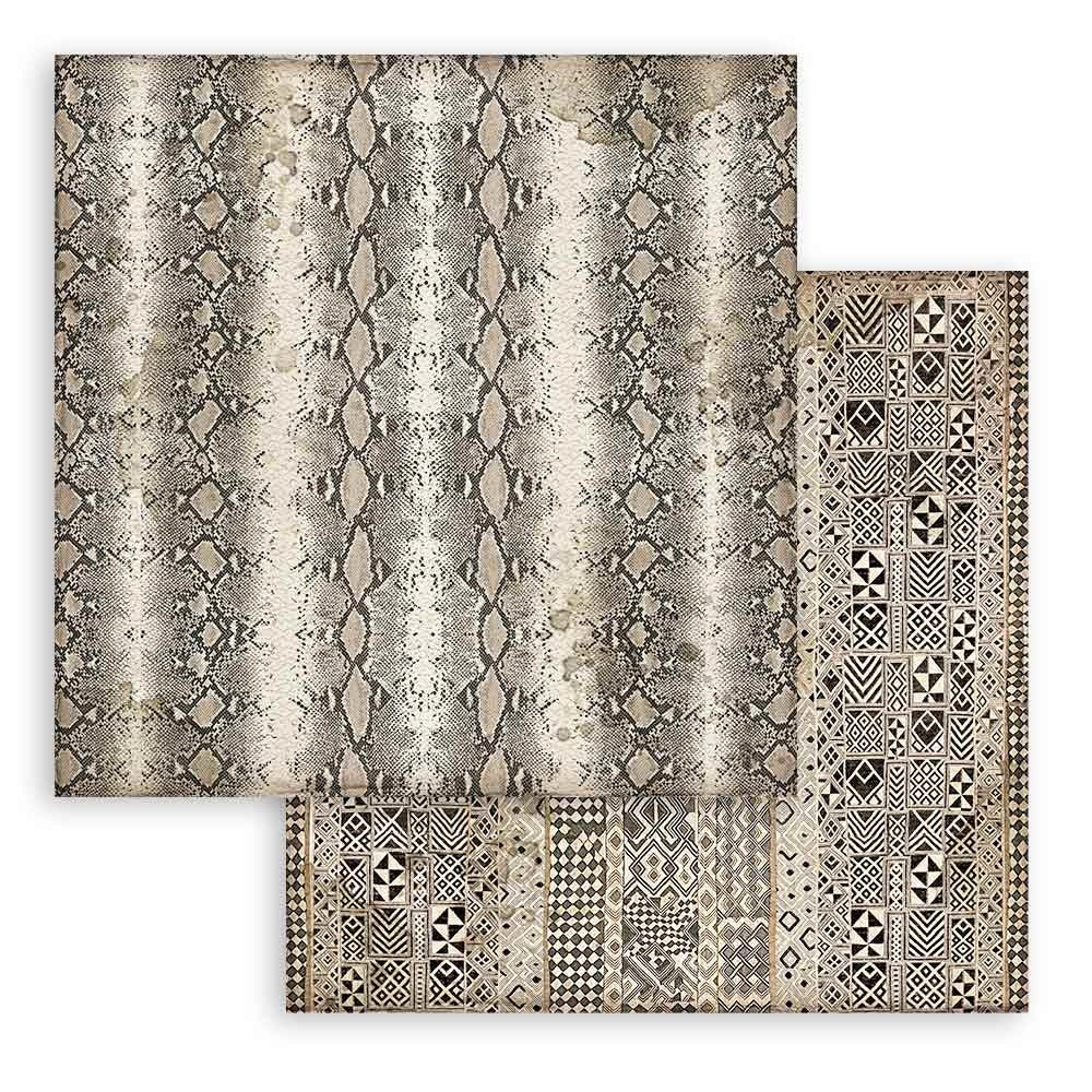 Stamperia Savana Maxi Backgrounds 12x12 Inch Paper Pack (SBBL109)