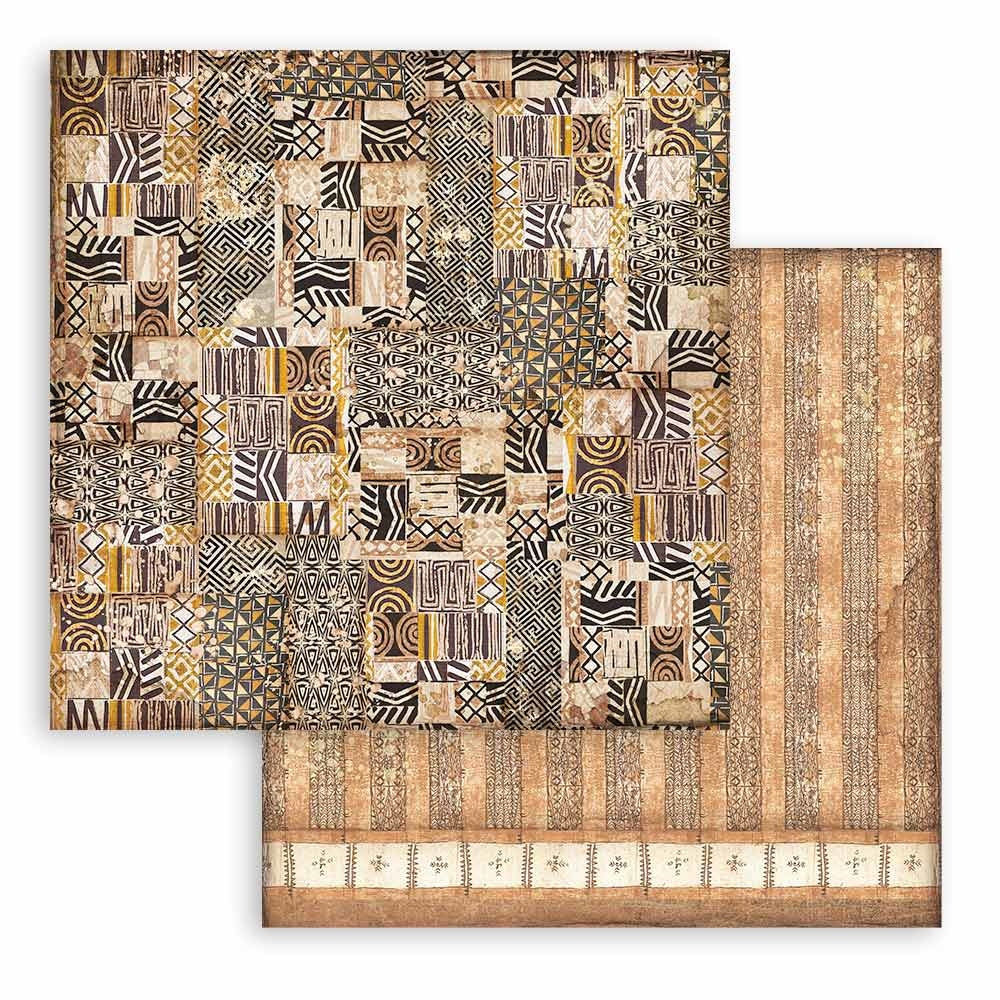 Stamperia Savana Maxi Backgrounds 12x12 Inch Paper Pack (SBBL109)