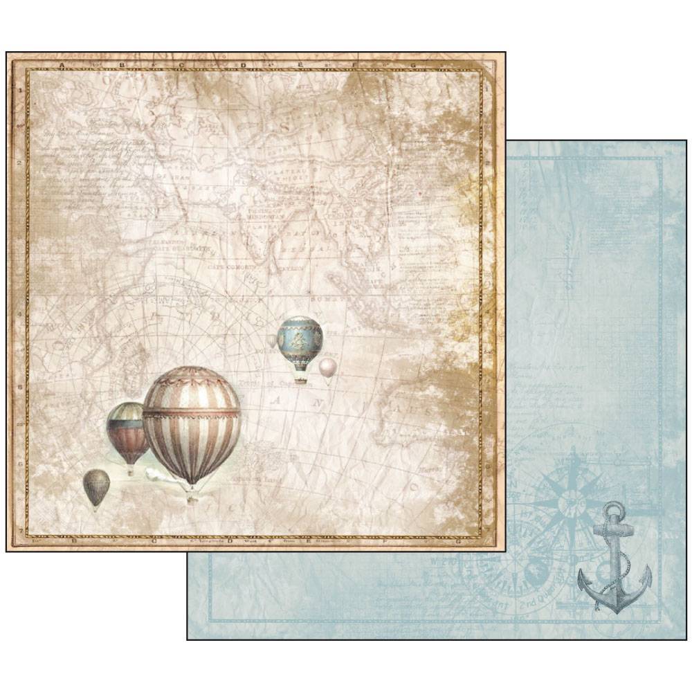Stamperia Sea Land 12x12 Inch Paper Pack SBBL37
