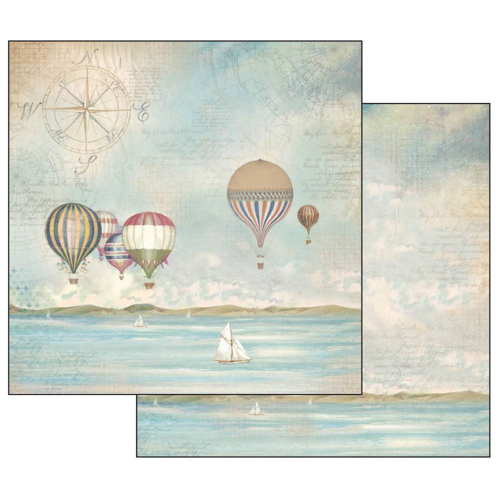 Stamperia Sea Land 12x12 Inch Paper Pack SBBL37