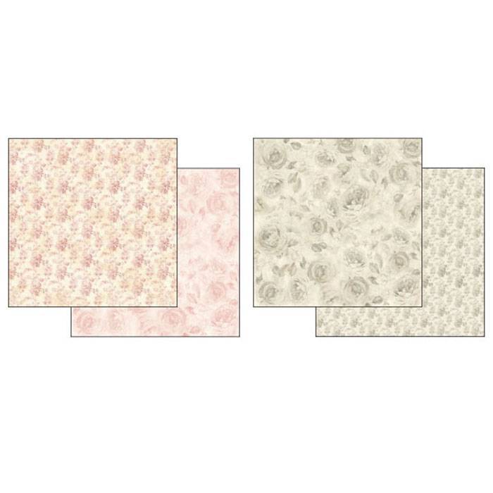 Stamperia Shabby Rose 12x12 Inch Paper Pack SBBL12