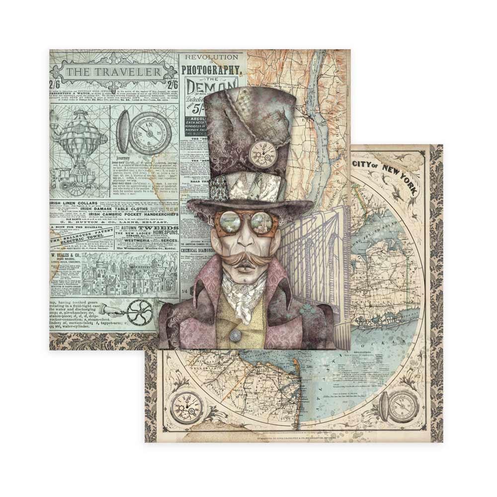 Stamperia Sir Vagabond 8x8 Inch Paper Pack (SBBS25)