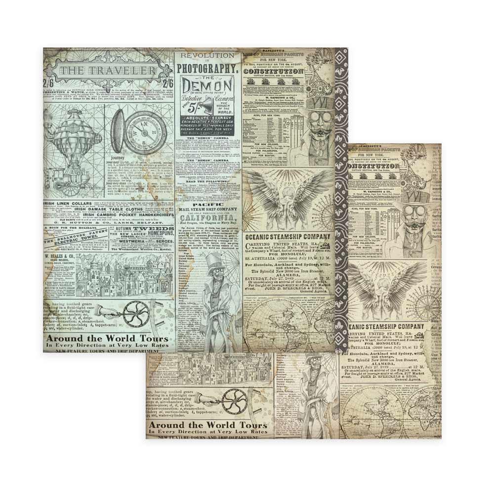 Stamperia Sir Vagabond 8x8 Inch Paper Pack (SBBS25)