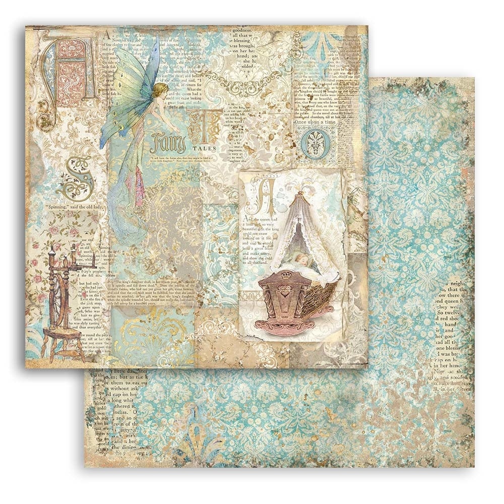Stamperia Sleeping Beauty 12x12 Inch Paper Pack (SBBL89)