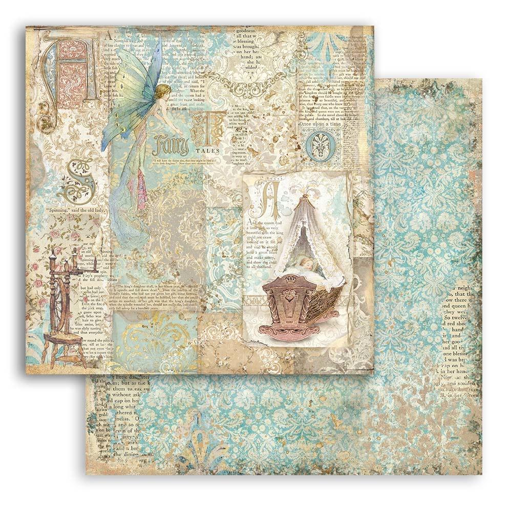 Stamperia Sleeping Beauty 8x8 Inch Paper Pack (SBBS38)
