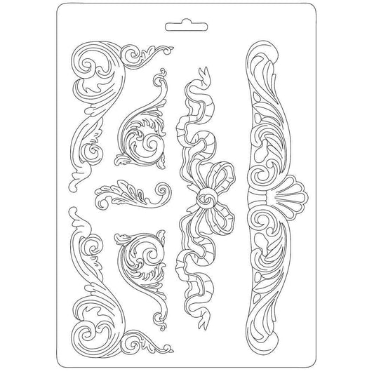 Stamperia Soft Maxi Mould A4 Classic Decorations (K3PTA449)