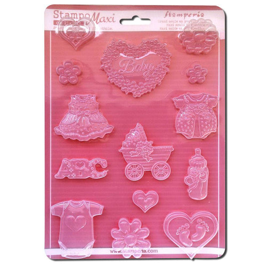 Stamperia Soft Maxi Mould Baby Classic (K3PTA441)