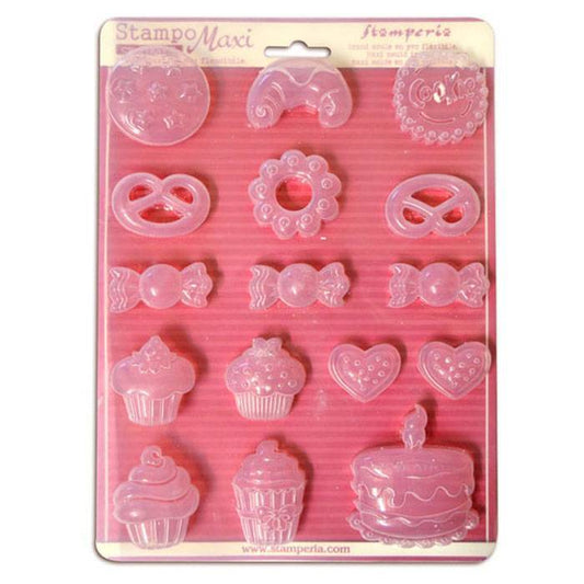 Stamperia Soft Maxi Mould Cookies (K3PTA412) -|