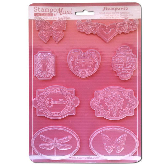 Stamperia Soft maxi Mould Spring Garden (K3PTA446)