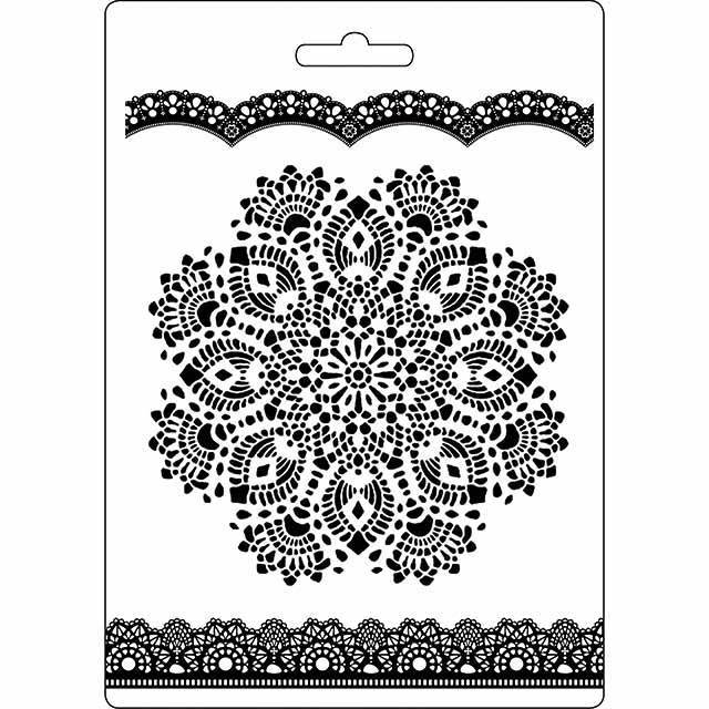 Stamperia Soft Mould A5 Doily Pattern (K3PTA516)