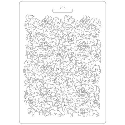 Stamperia Soft Mould A5 Ramage Flowers And Leaves (K3PTA522)