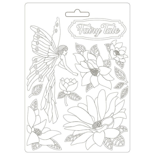Stamperia Soft Mould A5 Sleeping Beauty Fairy Tale (K3PTA581)