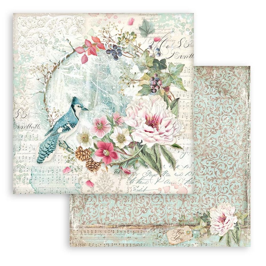 Stamperia Sweet Winter 12x12 Inch Paper Pack (SBBL122)