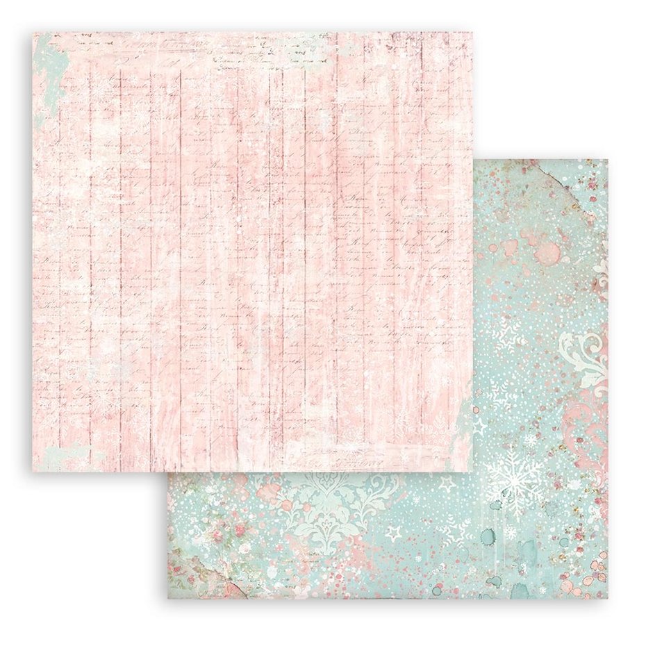 Stamperia Sweet Winter Backgrounds 8x8 Inch Paper Pack (SBBS72)