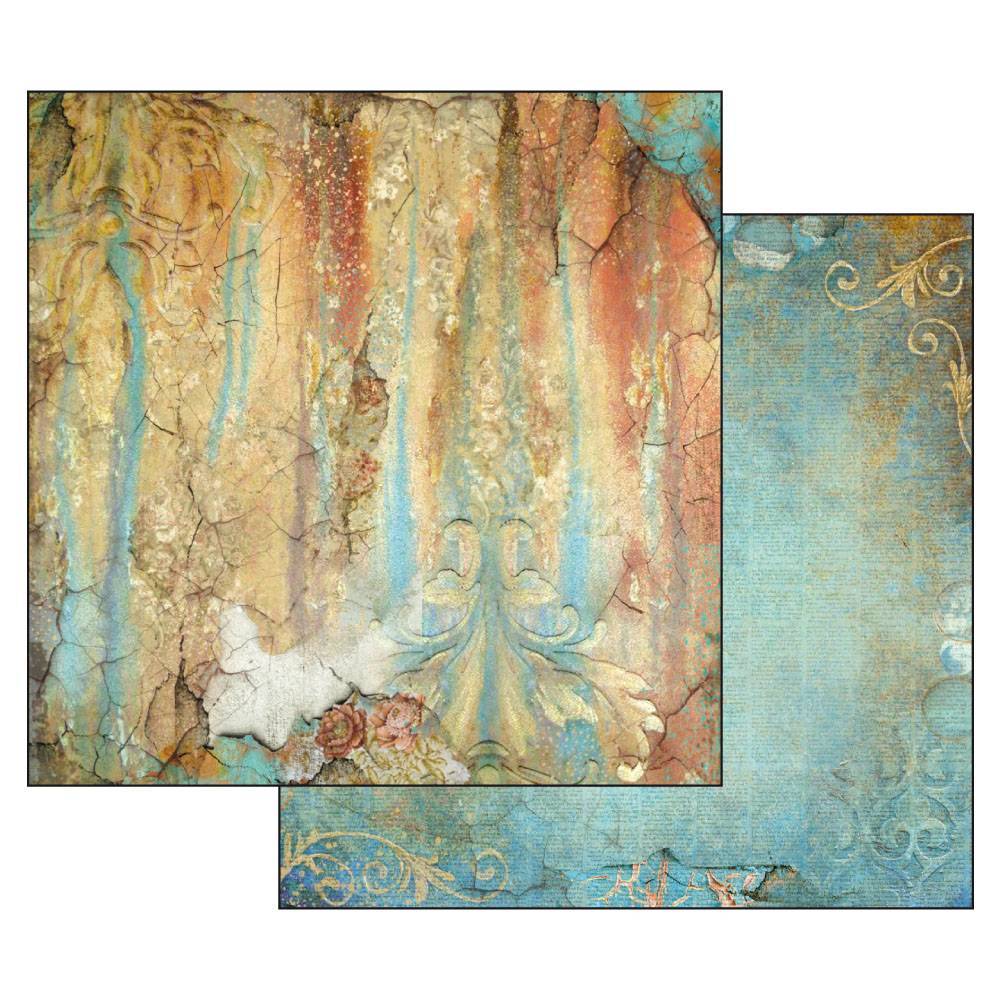 Stamperia Time is an Illusion 12x12 Inch Paper Pad SBBL33 for Scrapbooking