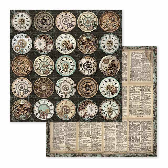 Stamperia Voyages Fantastiques 12x12 Inch Paper Pack SBBL53
