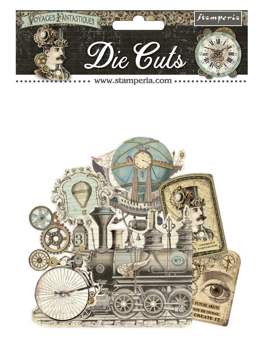 Stamperia Voyages Fantastiques Die Cuts (DFLDC32)