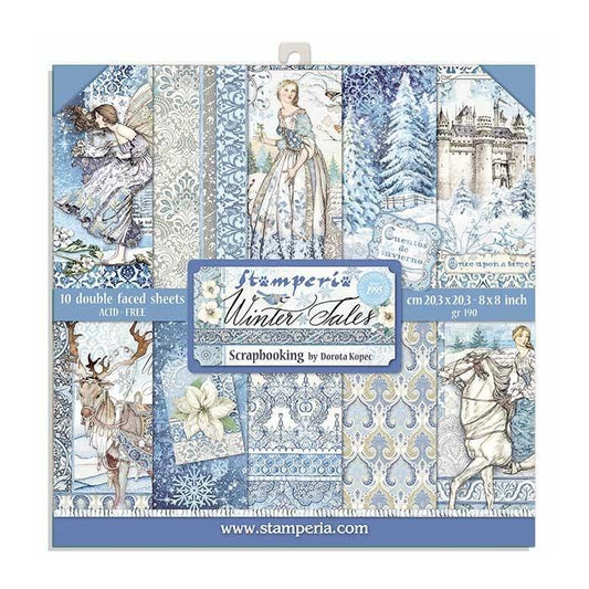 Stamperia Winter Tales 8x8 Inch Paper Pack (SBBS19)