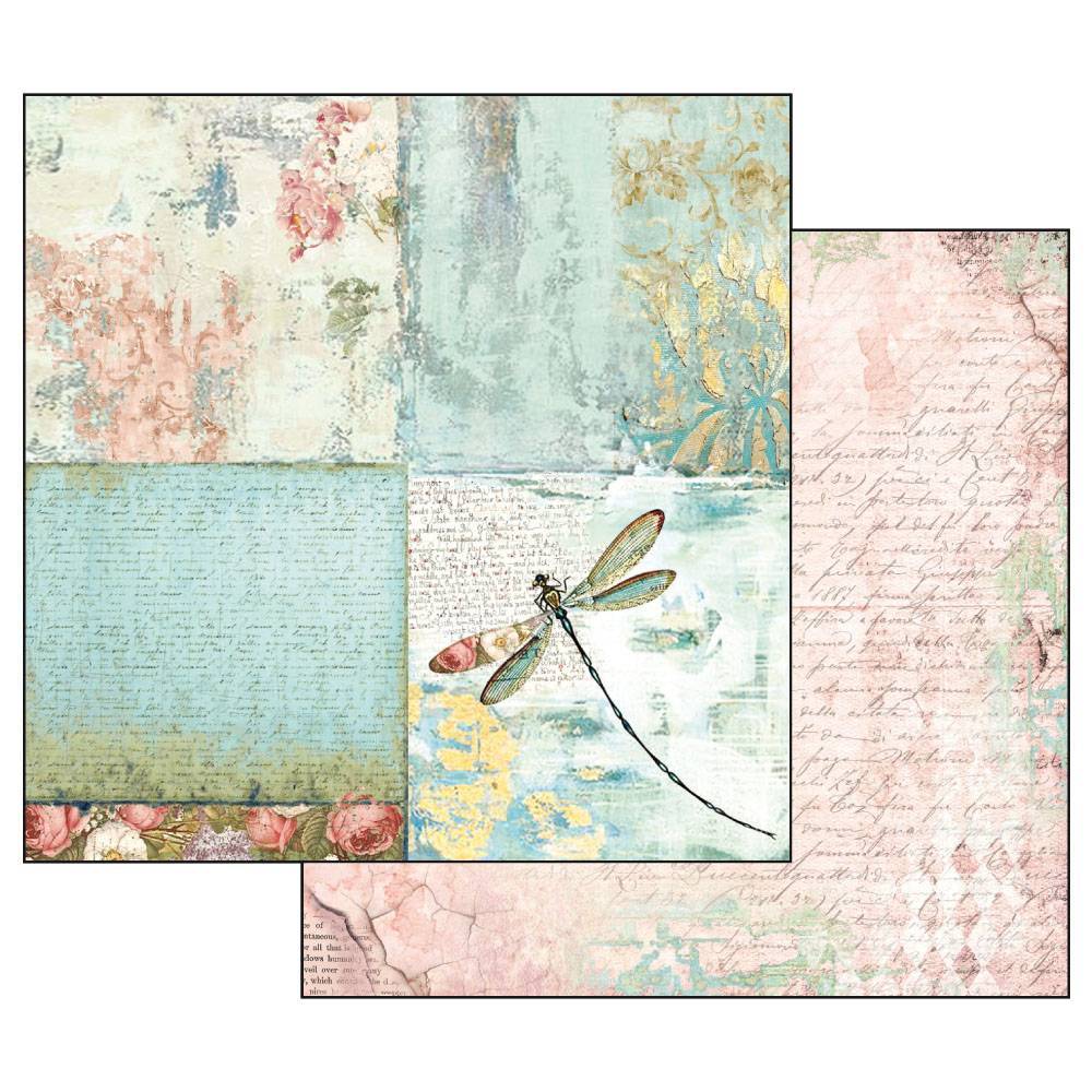 Stamperia Wonderland 12x12 Inch Paper Pack SBBL38 for Scrapbooking